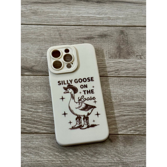 Amazon Other - Silly Goose on the Loose IPhone 15 Pro Max Beige Case